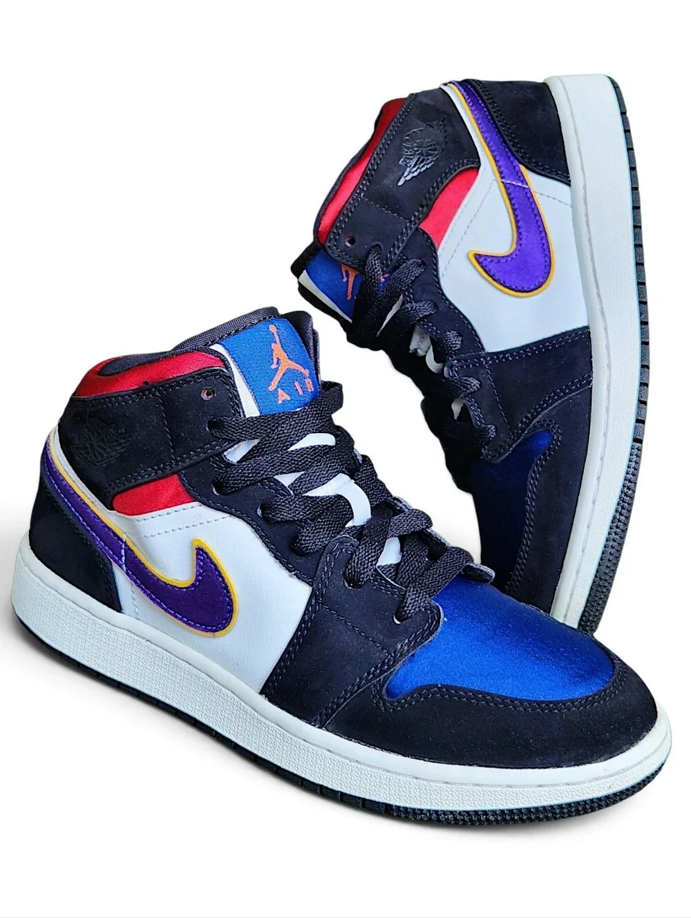 Nike Air Jordan Rival Boys Size 5 Youth Athletic Retro Leather Sneakers Shoes